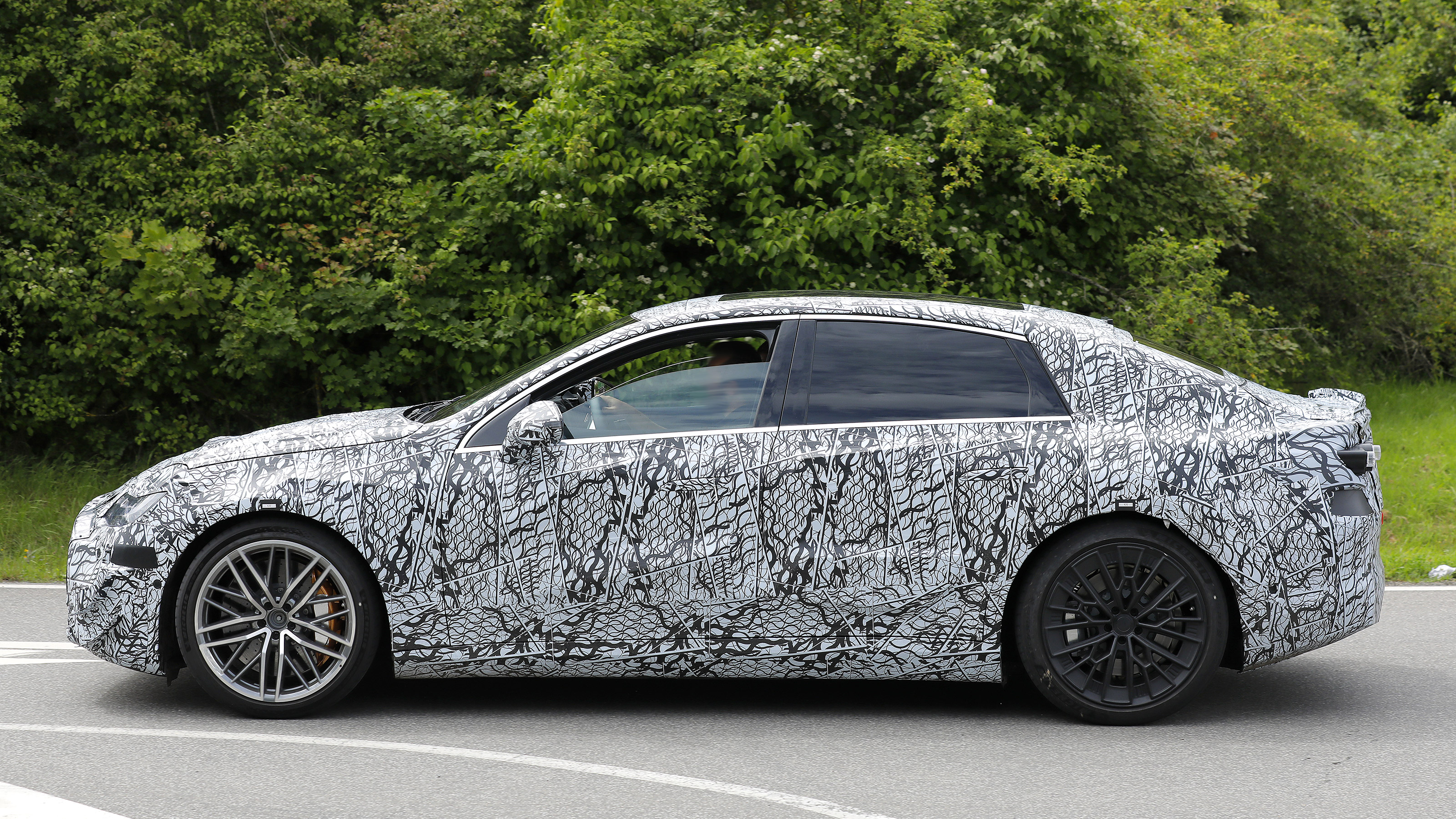 Mercedes E-Class EV spyshot 6