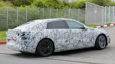 Mercedes E-Class EV spyshot 2