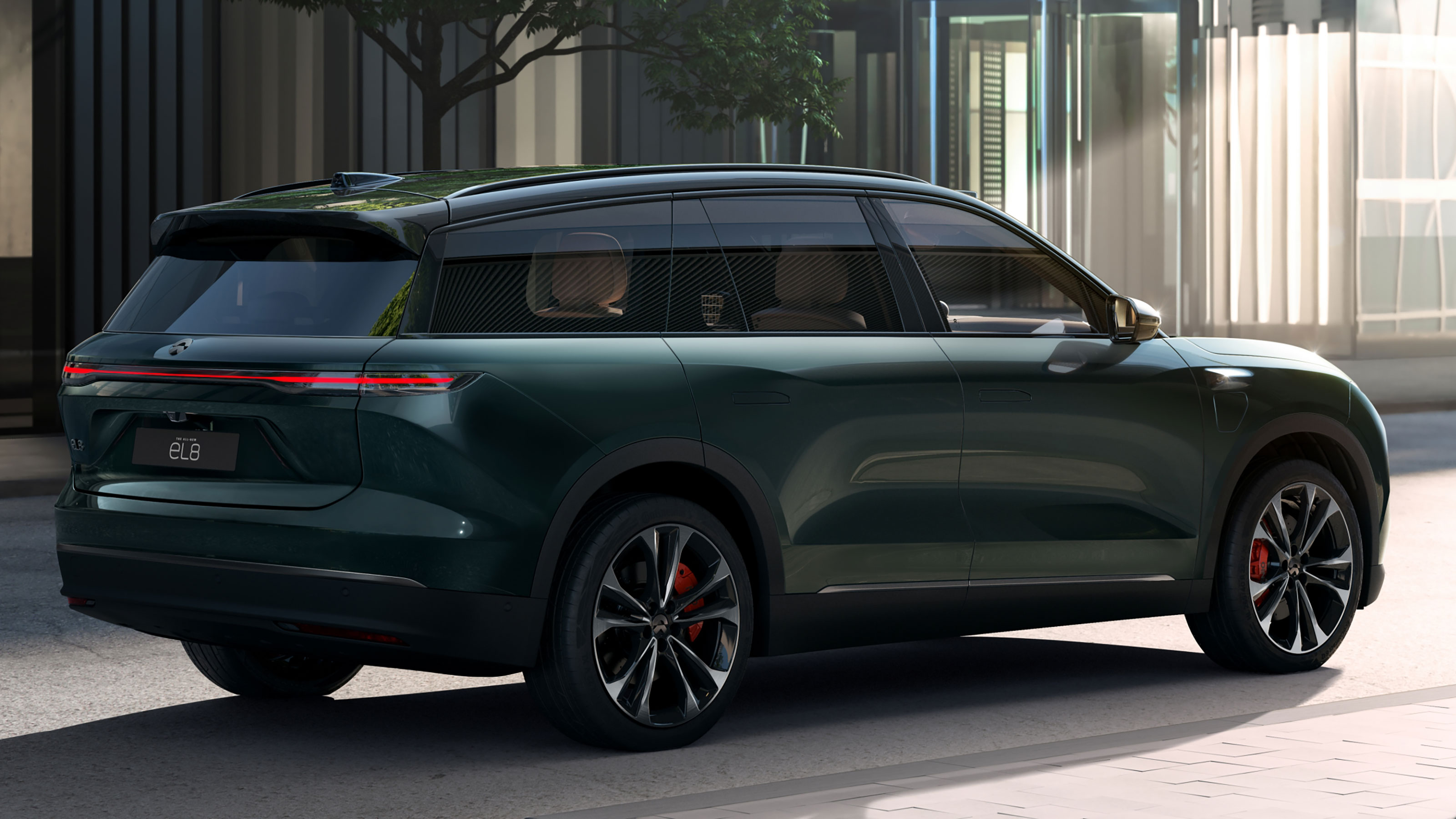NIO EL8 rear 3/4