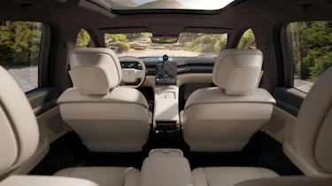 NIO EL8 rear interior overview