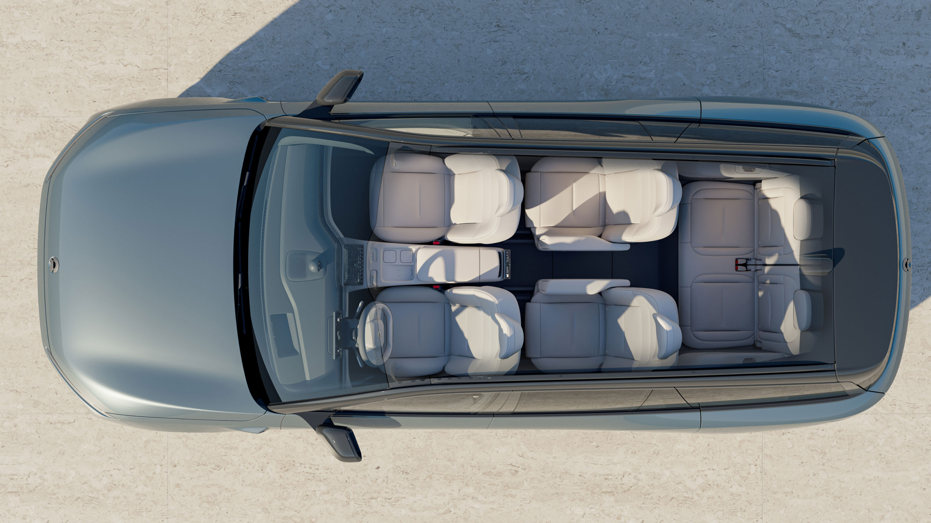 NIO EL8 overhead shot