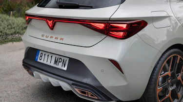 New 2024 Cupra Leon - rear lights and exhaust