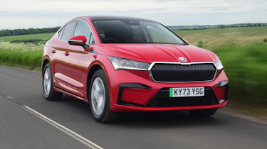 Skoda Enyaq Coupe - front tracking
