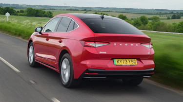 Skoda Enyaq Coupe - rear tracking