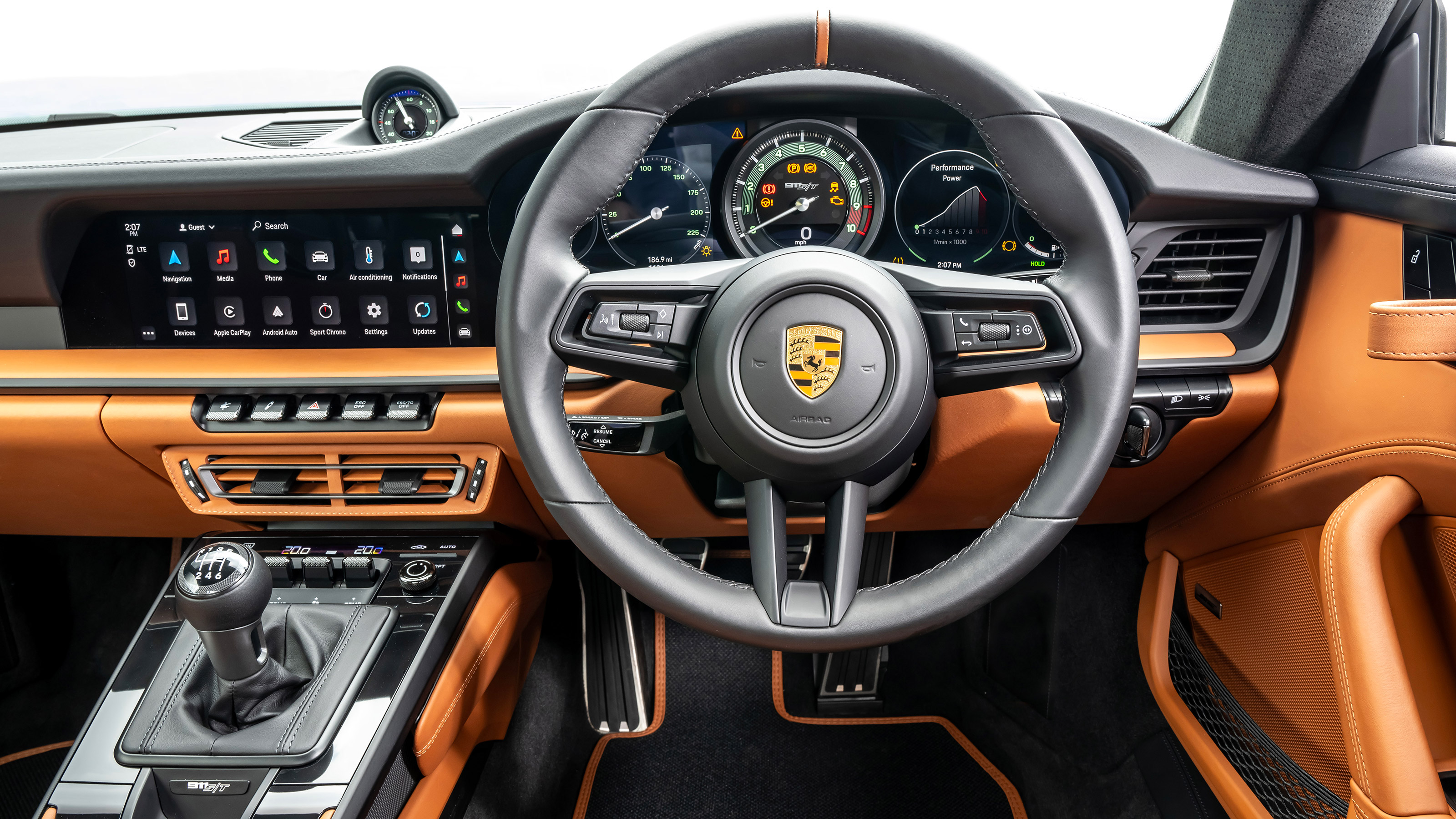 Porsche 911 S/T - dash