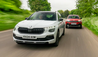 Skoda Kamiq and Jeep Avenger - front tracking
