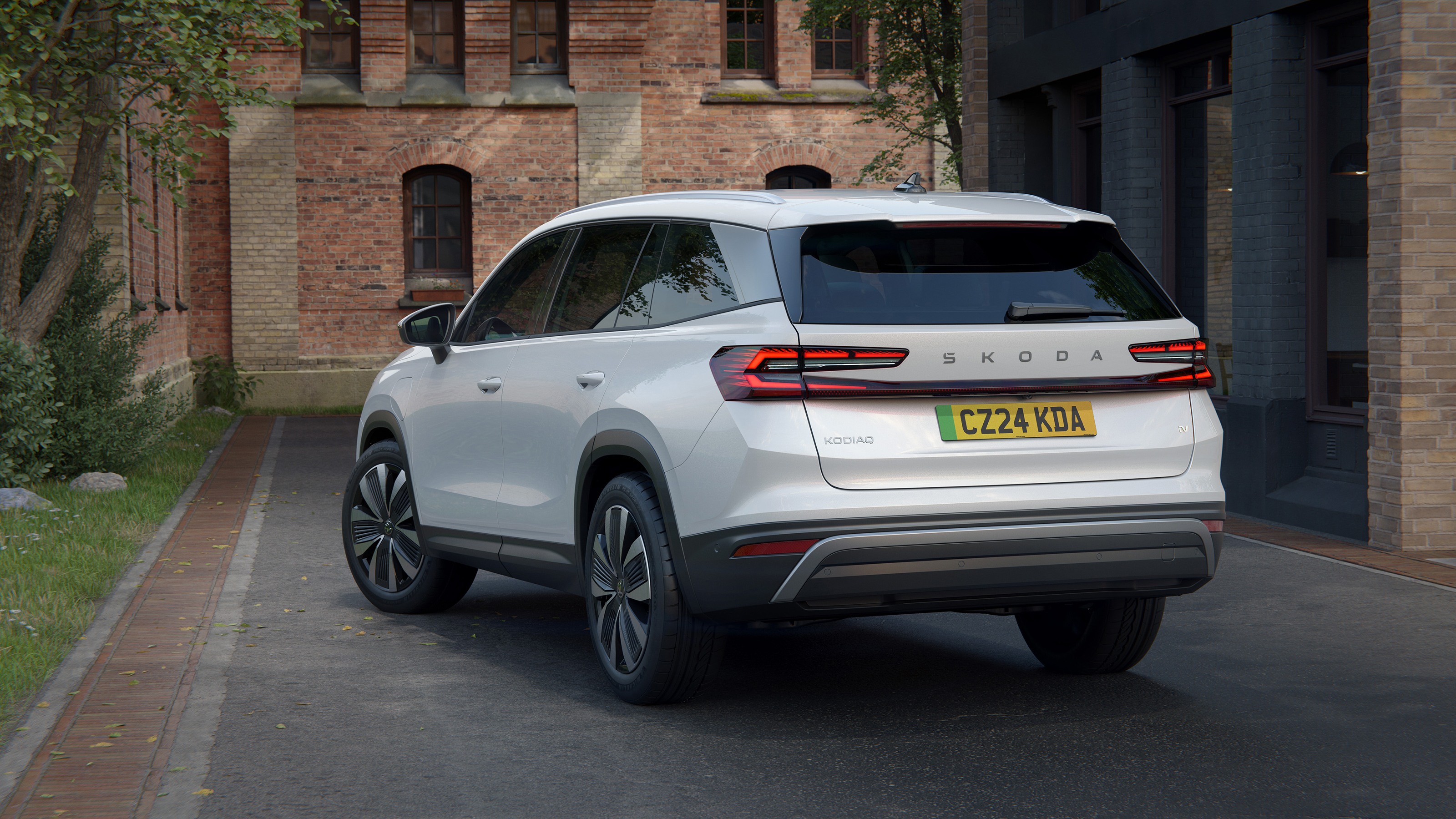Skoda Kodiaq iV - rear 3/4 static