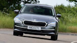Skoda Octavia UK - front cornering