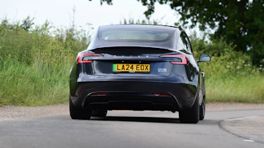 Tesla Model 3 Performance - rear cornering