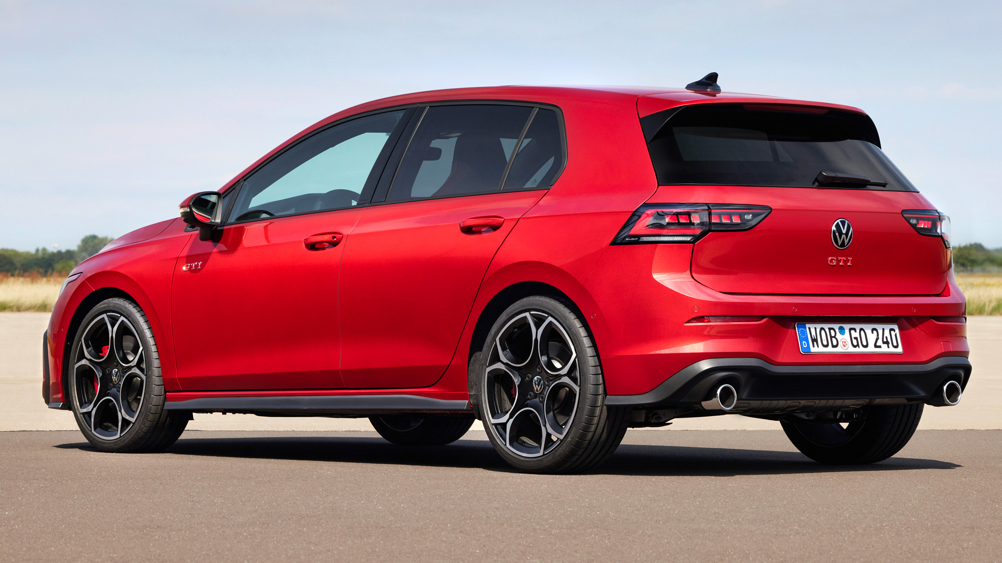 New Volkswagen Golf GTI rear 3/4 outside