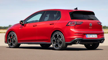 New Volkswagen Golf GTI rear 3/4 outside
