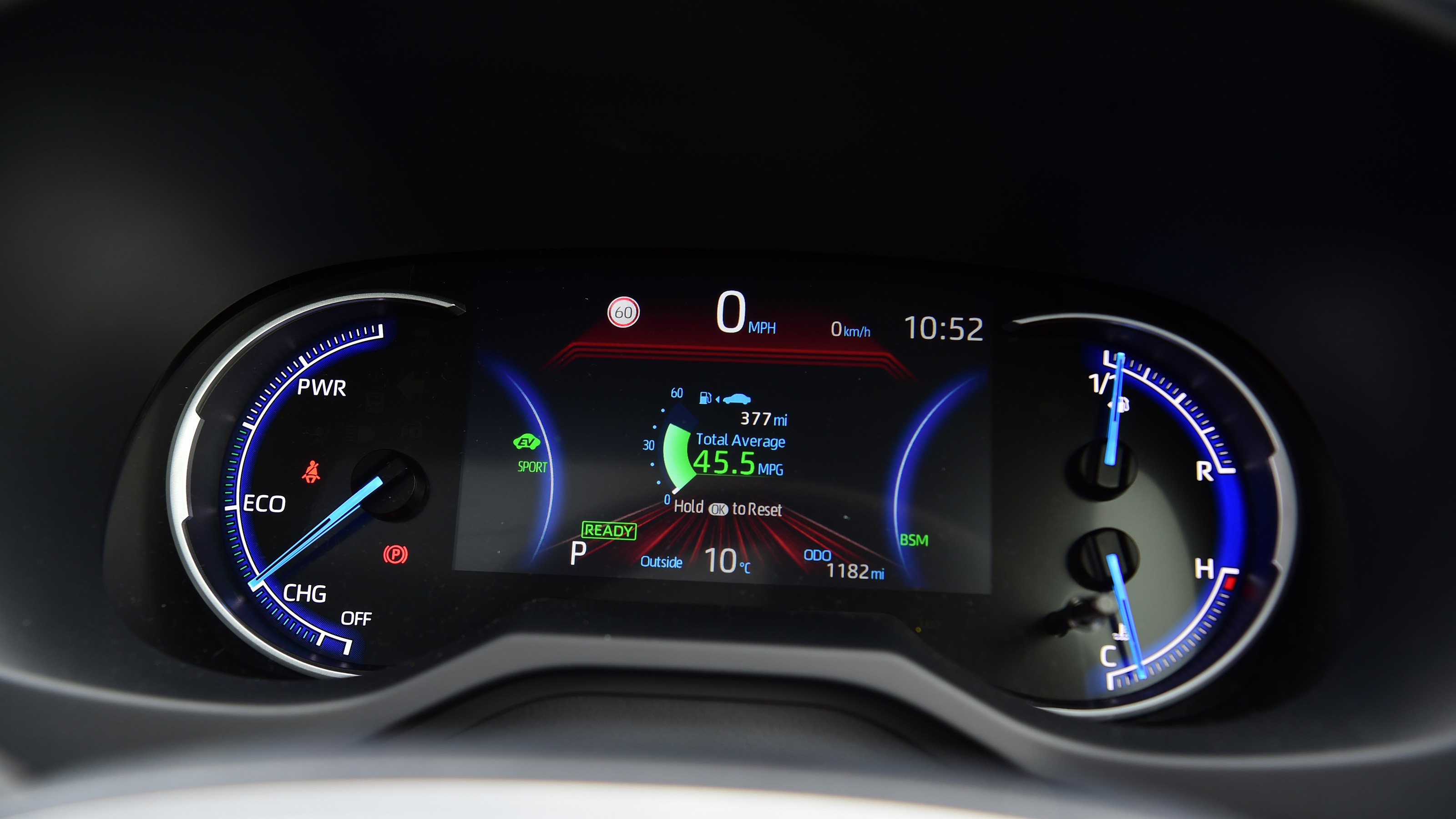 Toyota RAV4 Mk5 - dials