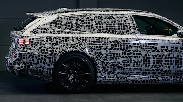 BMW M5 Touring teased - rear profile