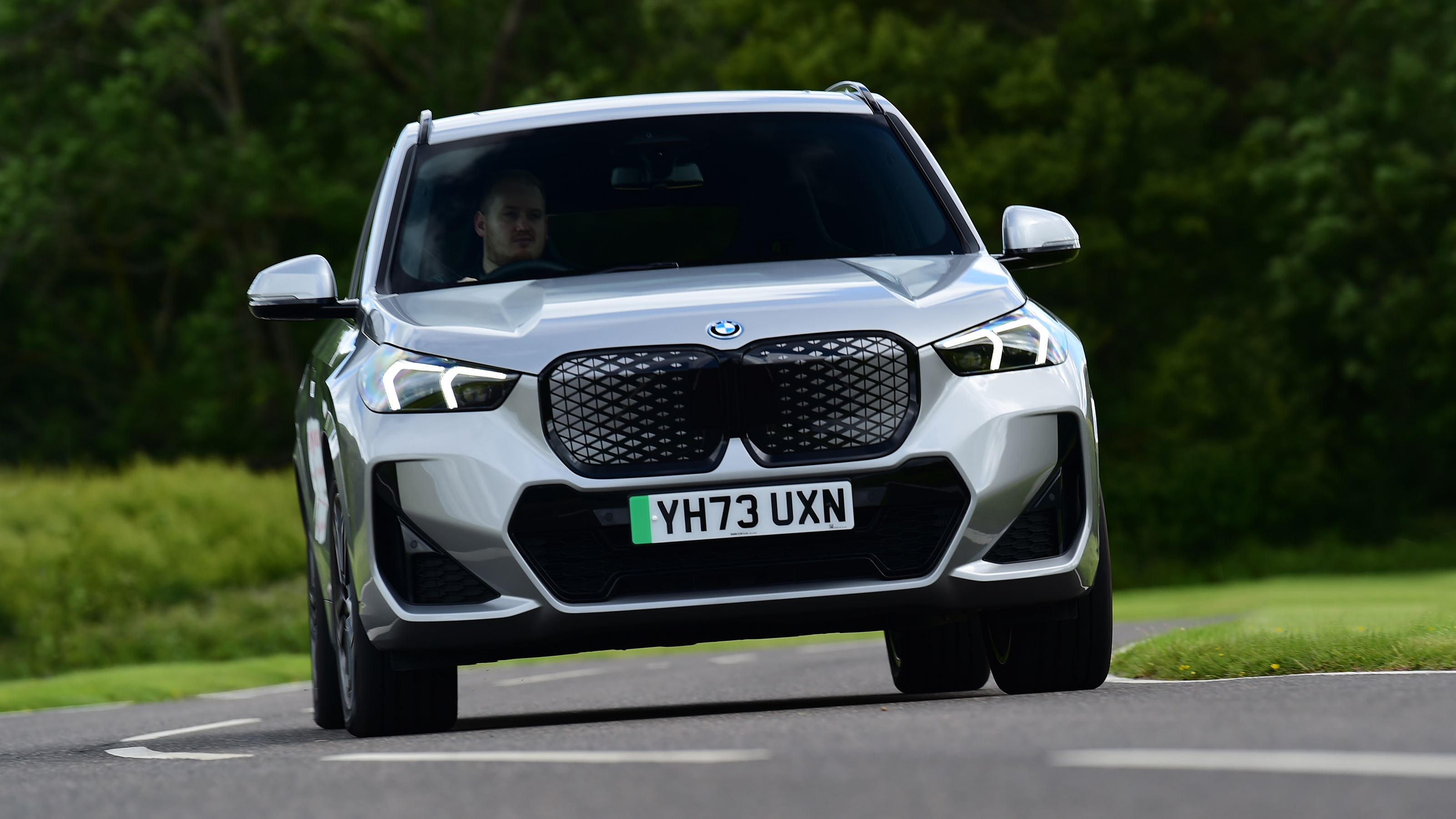 BMW iX1 - front cornering