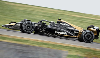 Formula One car - side action