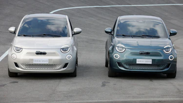 Fiat 500e Giorgio Armani - front