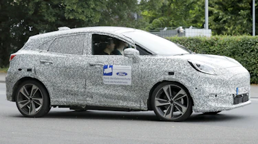 Ford Puma Gen-E spy shot - front angled