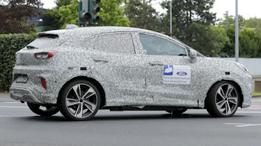 Ford Puma Gen-E spy shot - rear angled