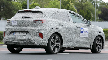 Ford Puma Gen-E spy shot - rear tracking