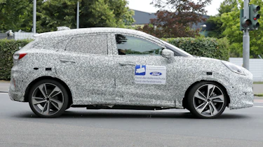 Ford Puma Gen-E spy shot - side profile