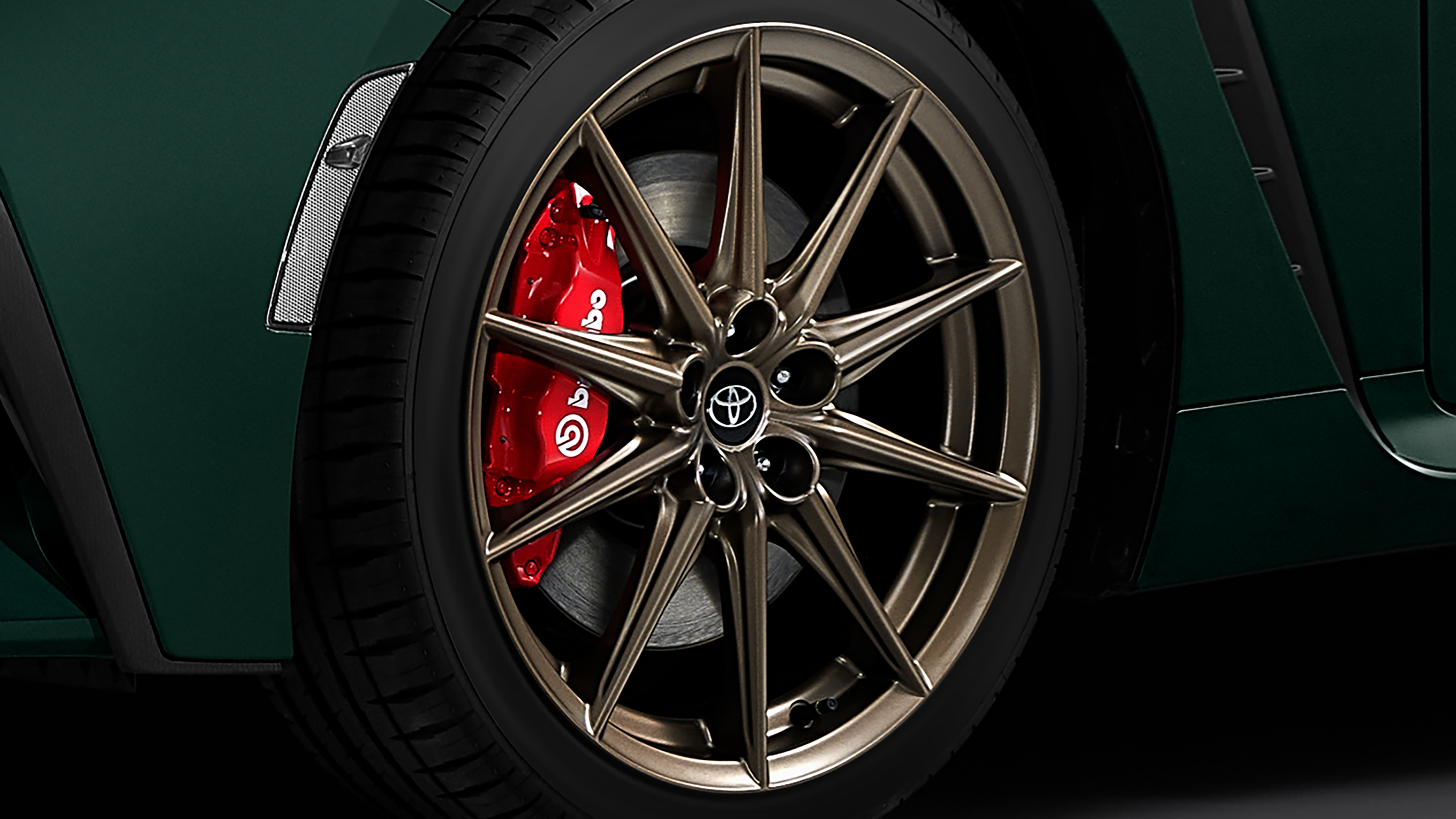 Toyota GR86 Ridge Green Limited edition - bronze alloys