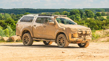 Muddied Isuzu D-Max Mudmaster - front static