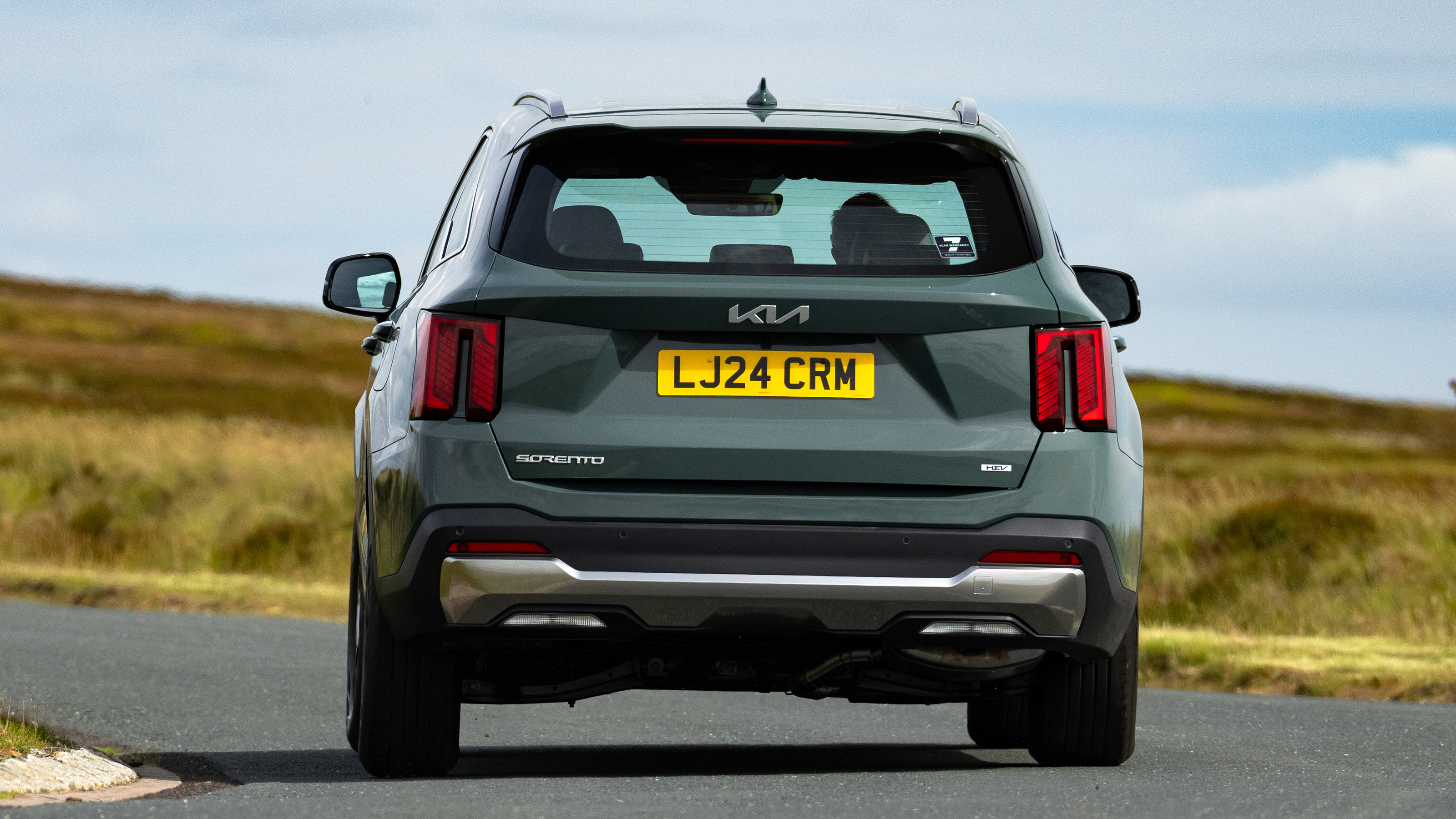 Kia Sorento Hybrid - rear cornering