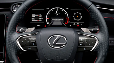 Lexus LBX Morizo RR - driver dashboard view