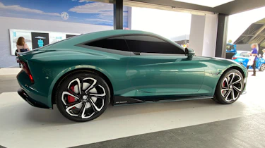 MG Cyber GT Concept on display at 2024 Goodwood Festival of Speed - side static