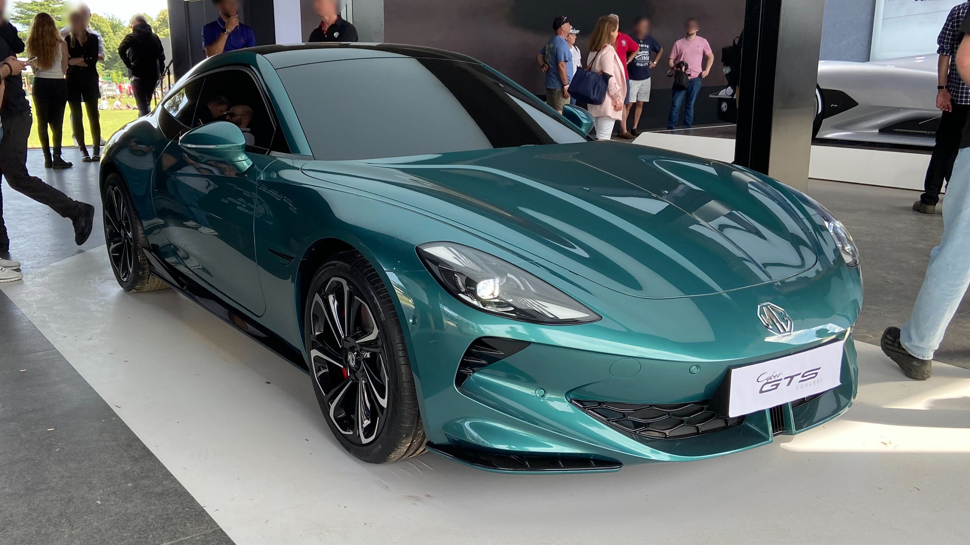 MG Cyber GT Concept on display at 2024 Goodwood Festival of Speed - front static