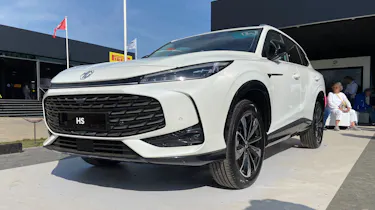 MG HS on display at Goodwood Festival of Speed 2024 - front static