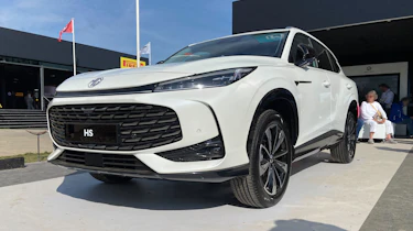 MG HS on display at Goodwood Festival of Speed 2024 - front static