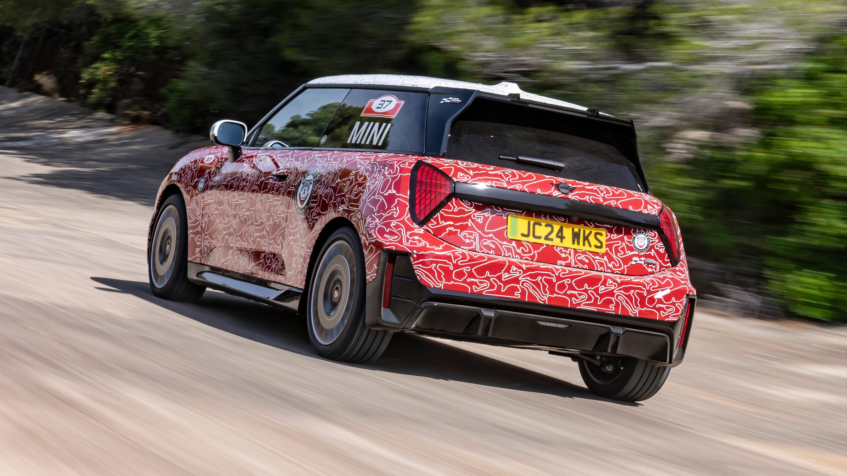 MINI John Cooper Works E PROtotype - rear tracking