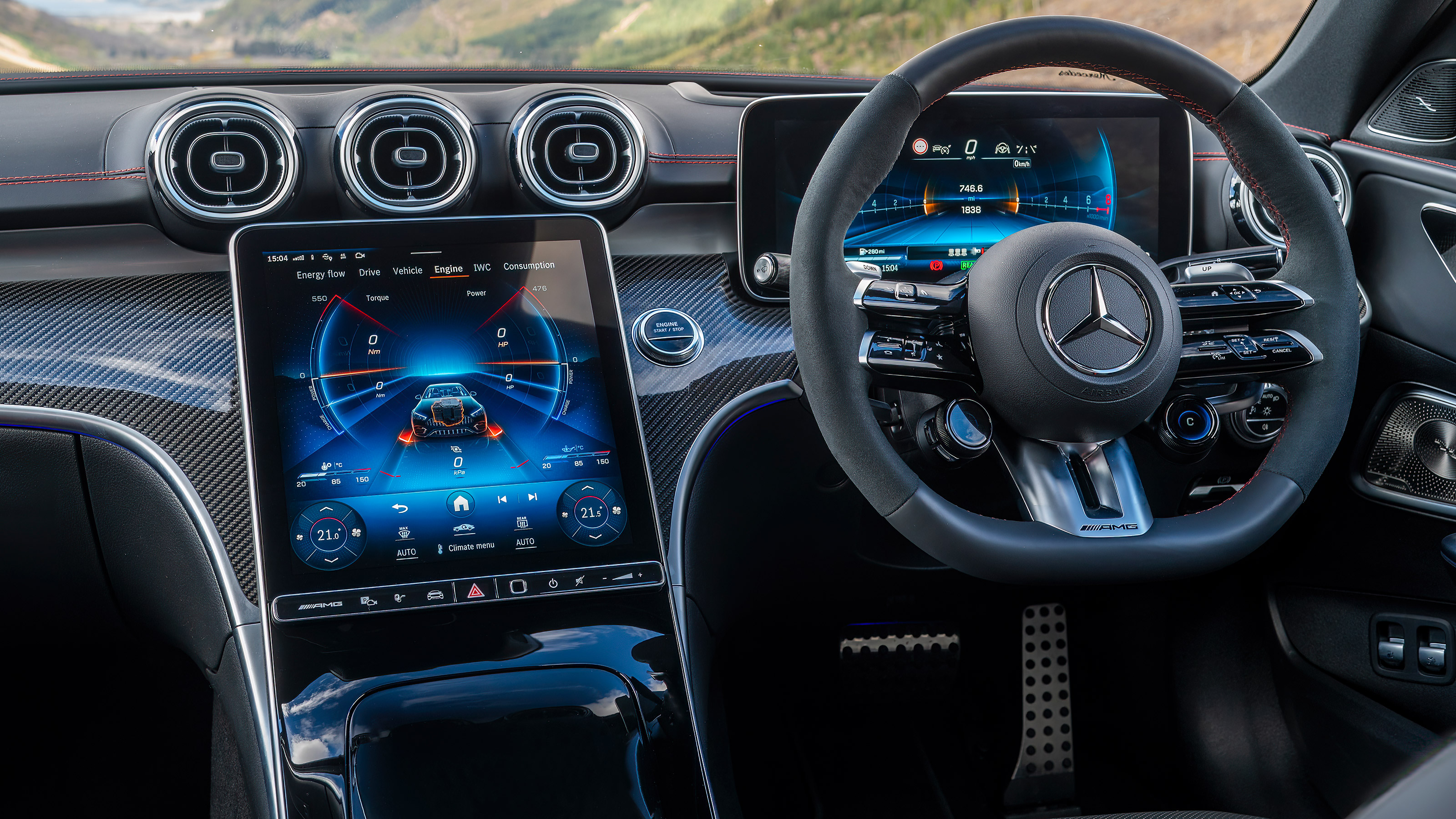 Mercedes-AMG C 63 S E Performance - dash