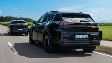 Porsche Cayenne Electric - rear testing