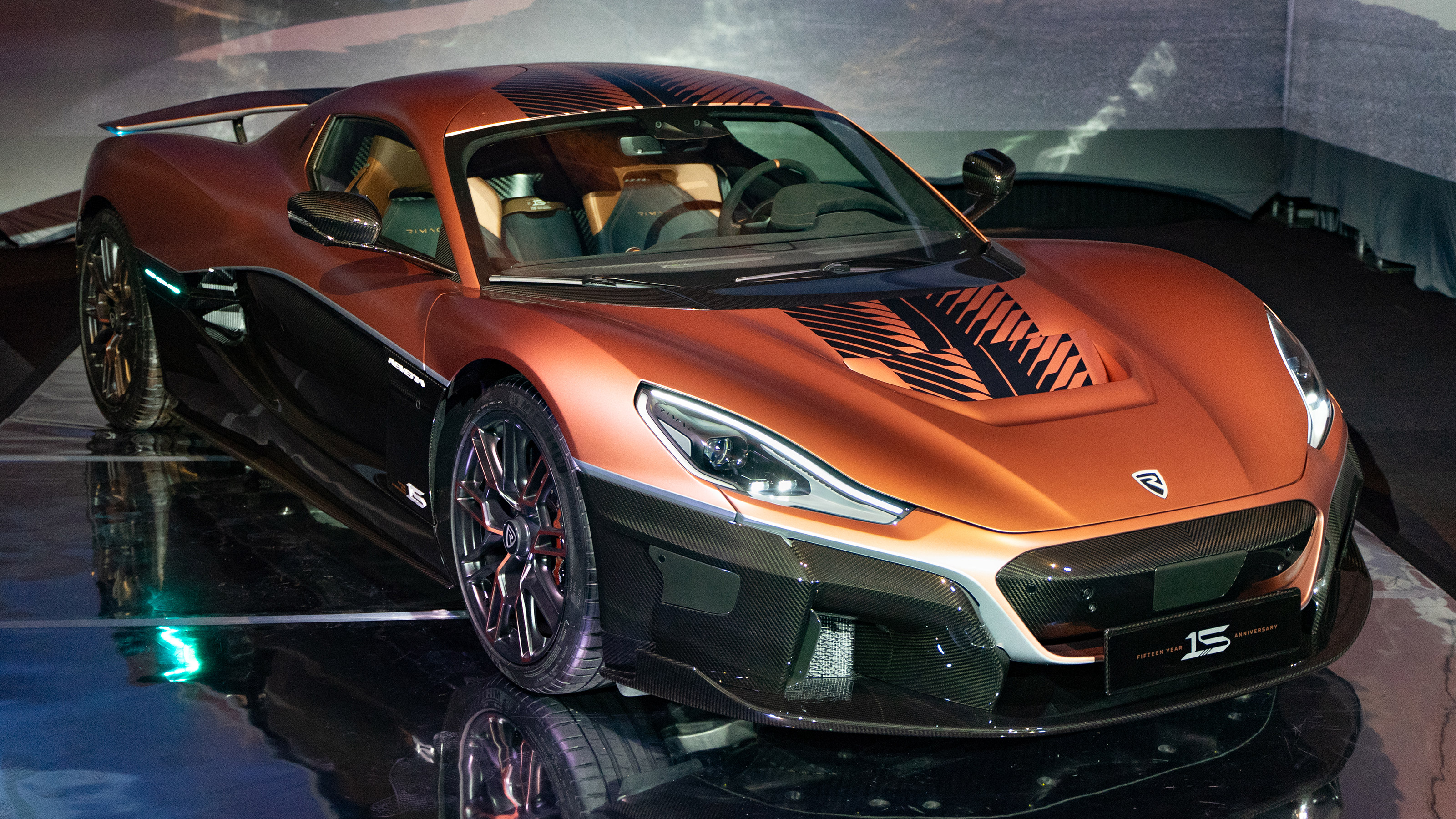 Rimac Nevera 15th Anniversary Edition studio - front