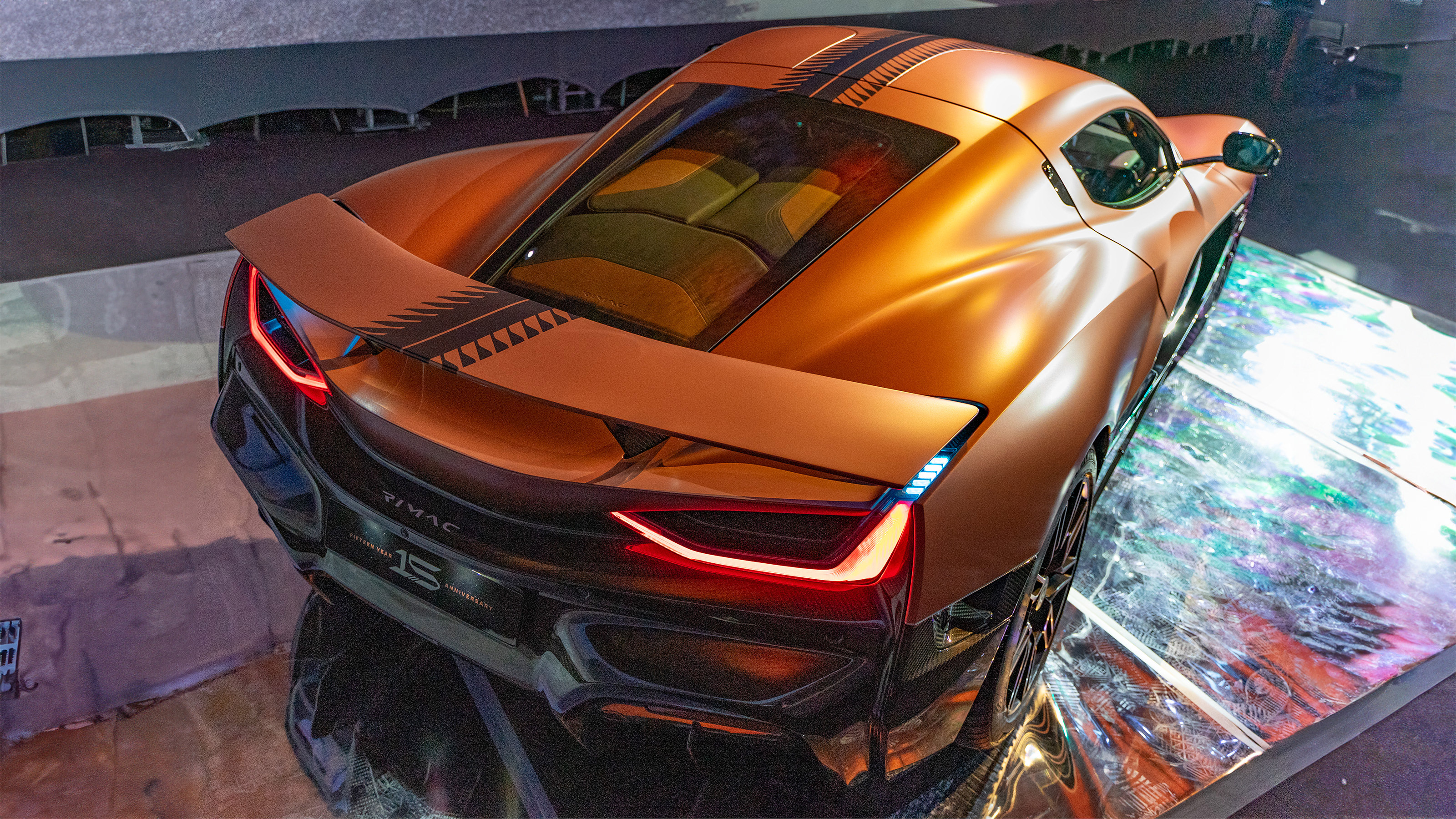 Rimac Nevera 15th Anniversary Edition studio - rear