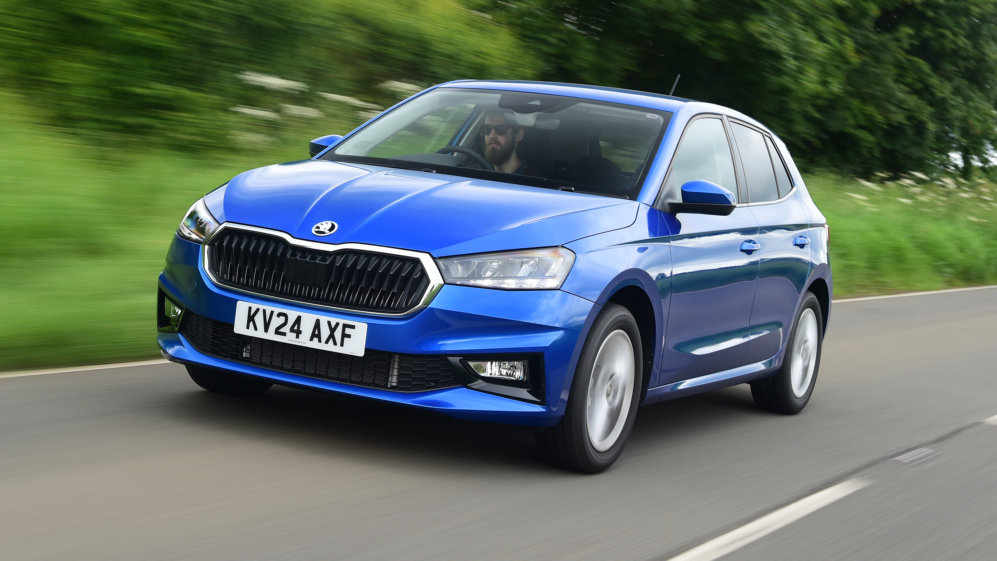 Skoda Fabia - front tracking