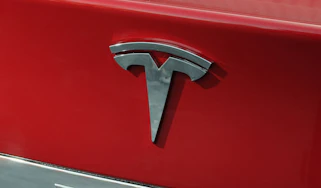 Tesla logo badge