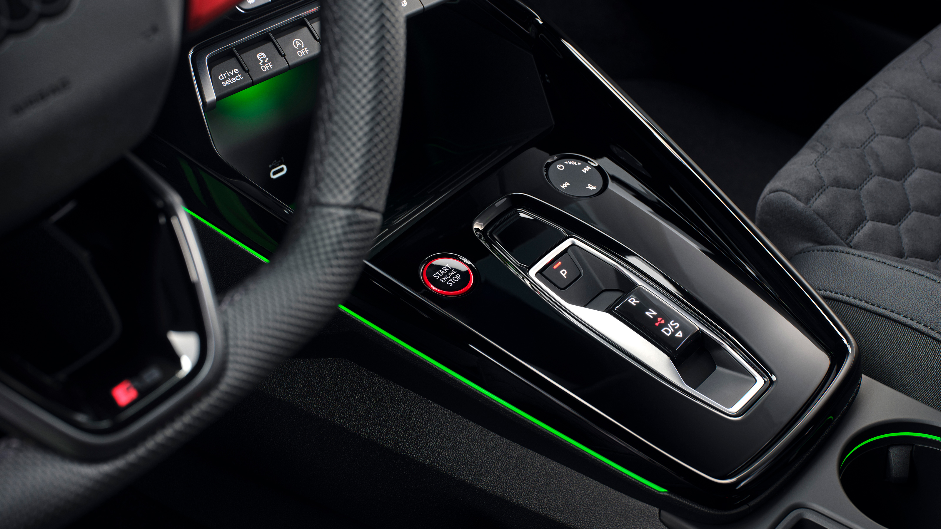 Audi RS 3 Sportback - gear selector