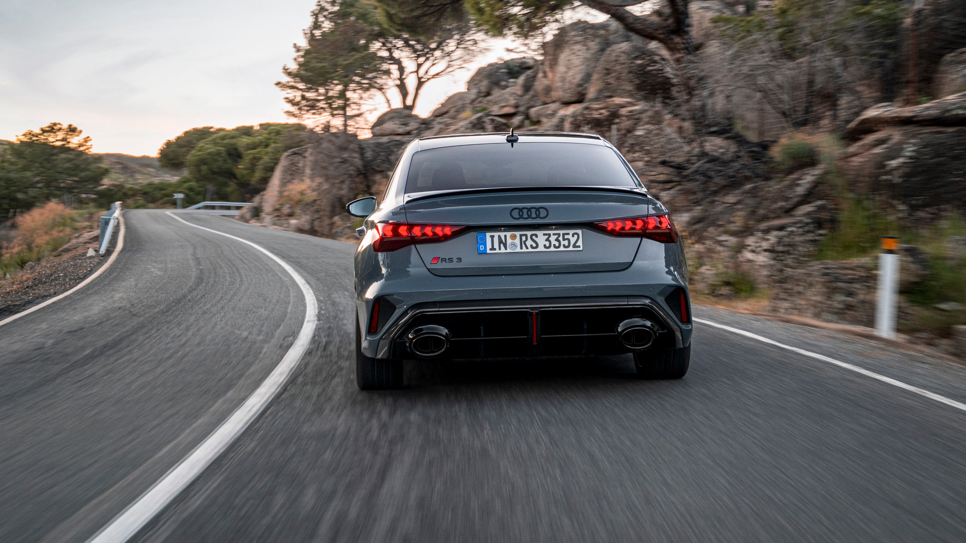 Audi RS 3 Saloon - rear cornering
