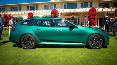 BMW M5 Touring on display at Monterey Car Week - side