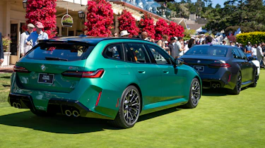 BMW M5 and M5 Touring on display at Monterey Car Week - rear