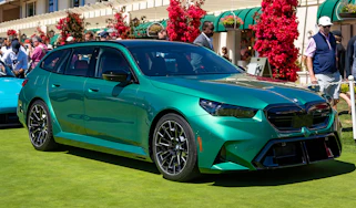 BMW M5 Touring on display at Monterey Car Week - front