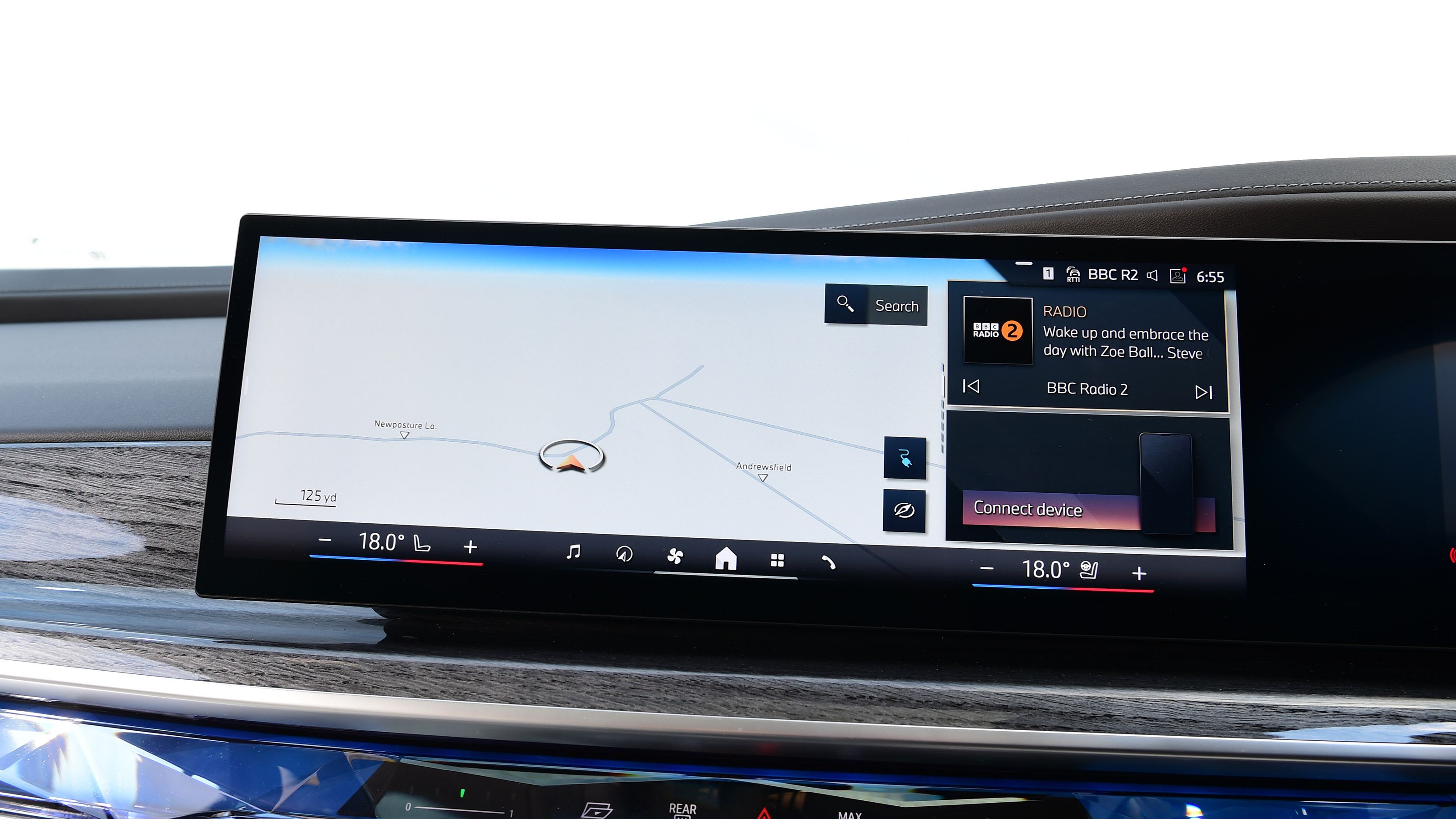 BMW i7 - sat-nav