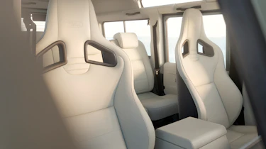 Land Rover Defender V8 110 by Works Bespoke - seats