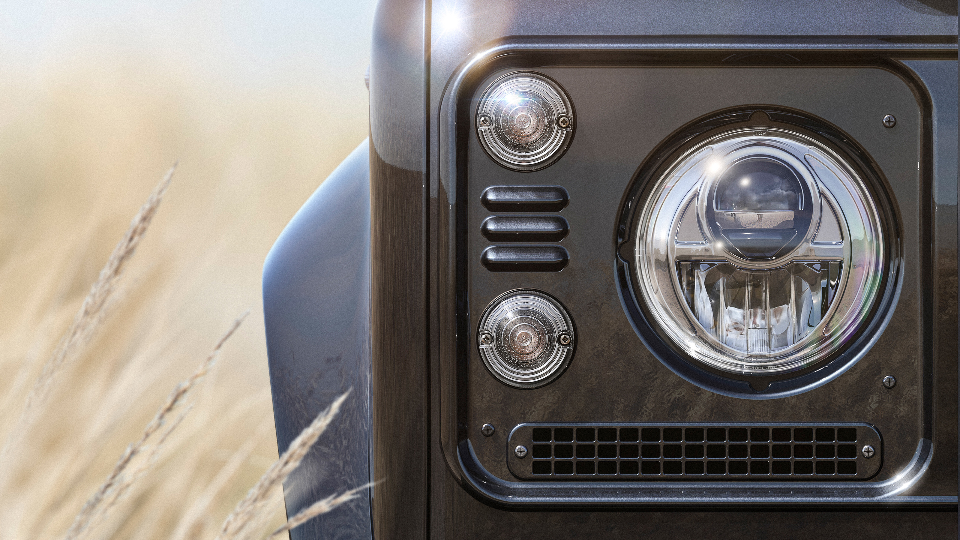 Land Rover Defender V8 110 by Works Bespoke - headlight