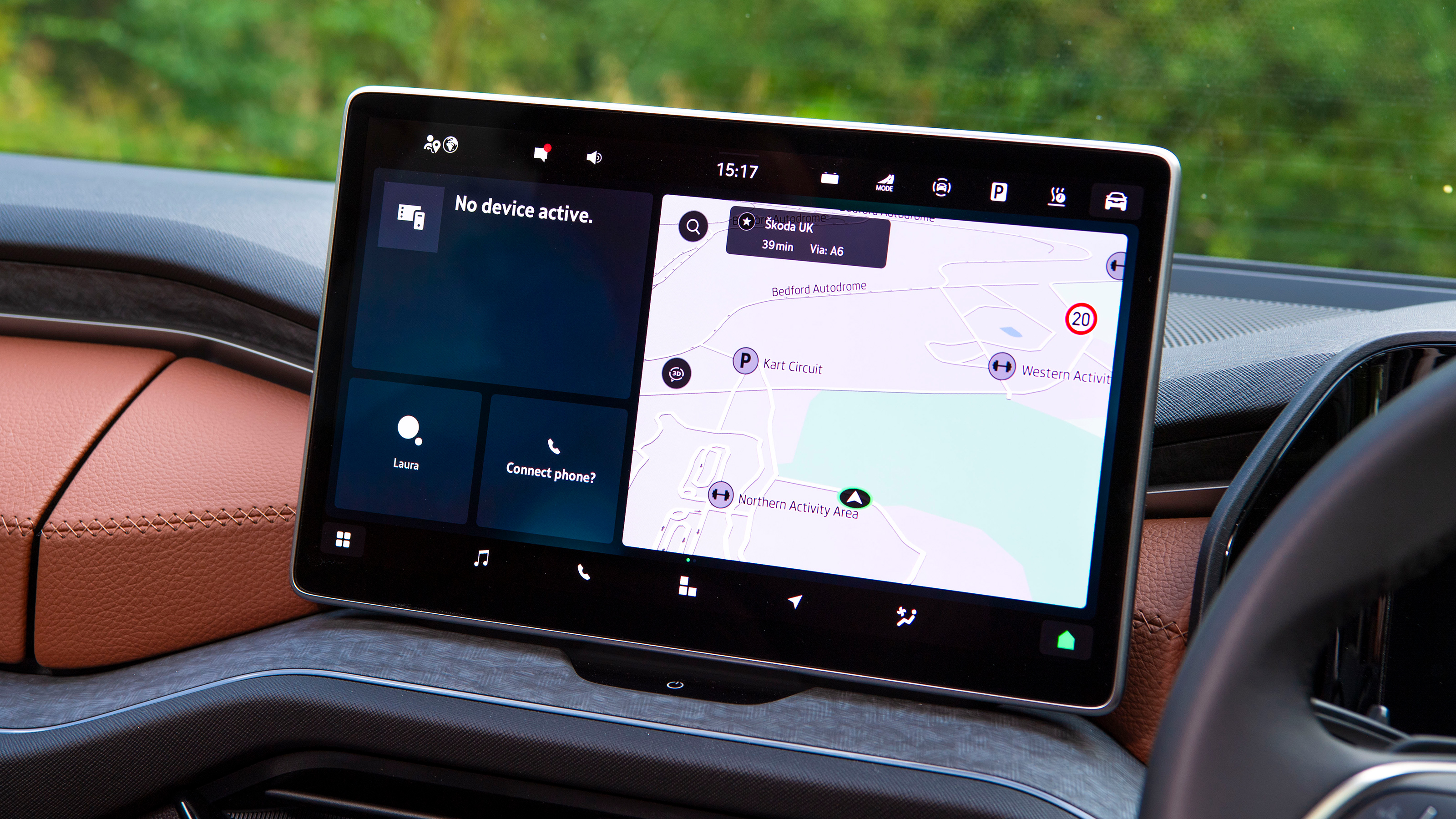Skoda Kodiaq iV - infotainment screen