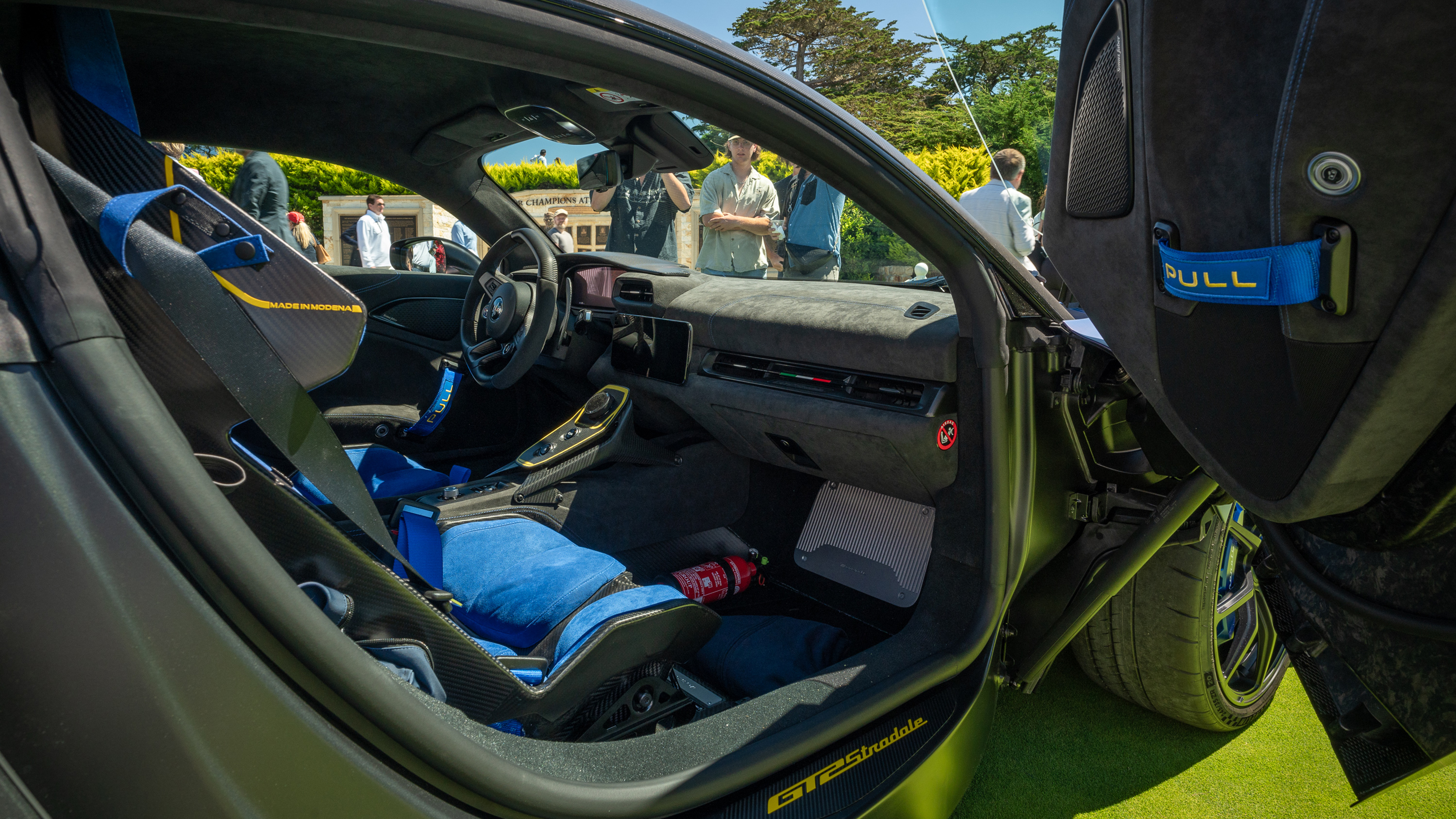 Maserati GT2 Stradale at Monterey Car Week - interior 