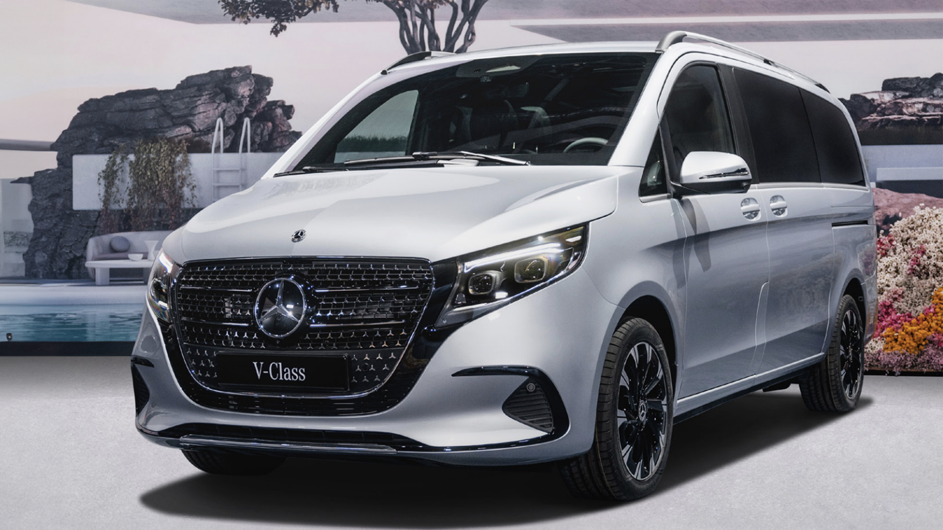 New 2024 Mercedes V-Class - front static 